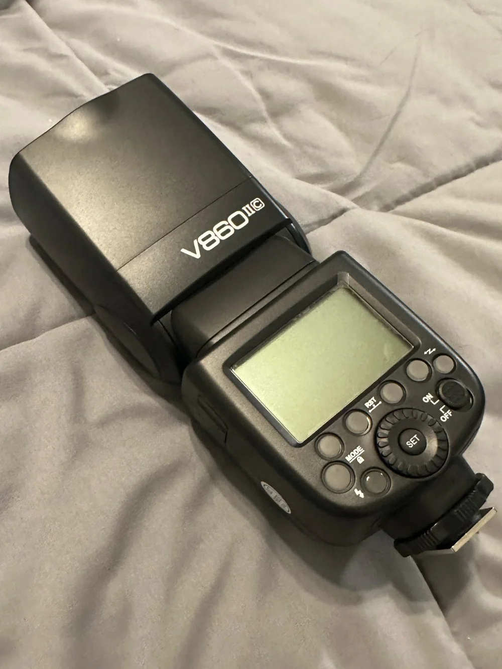 V860II-C Black TTL Li-ion Camera Flash for Canon